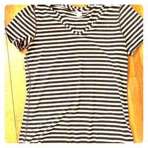 GapFit striped workout shirt size medium